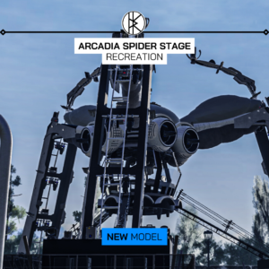 Arcadia Spider Stage NEW Model I 3D Recreation