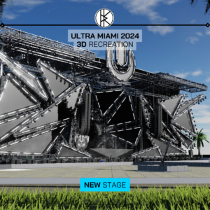 A Ultra Music Festival Miami 2024 Mainstage I 3D Recreation