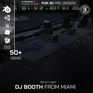 DJ Booth From Miami Music Festival 2024