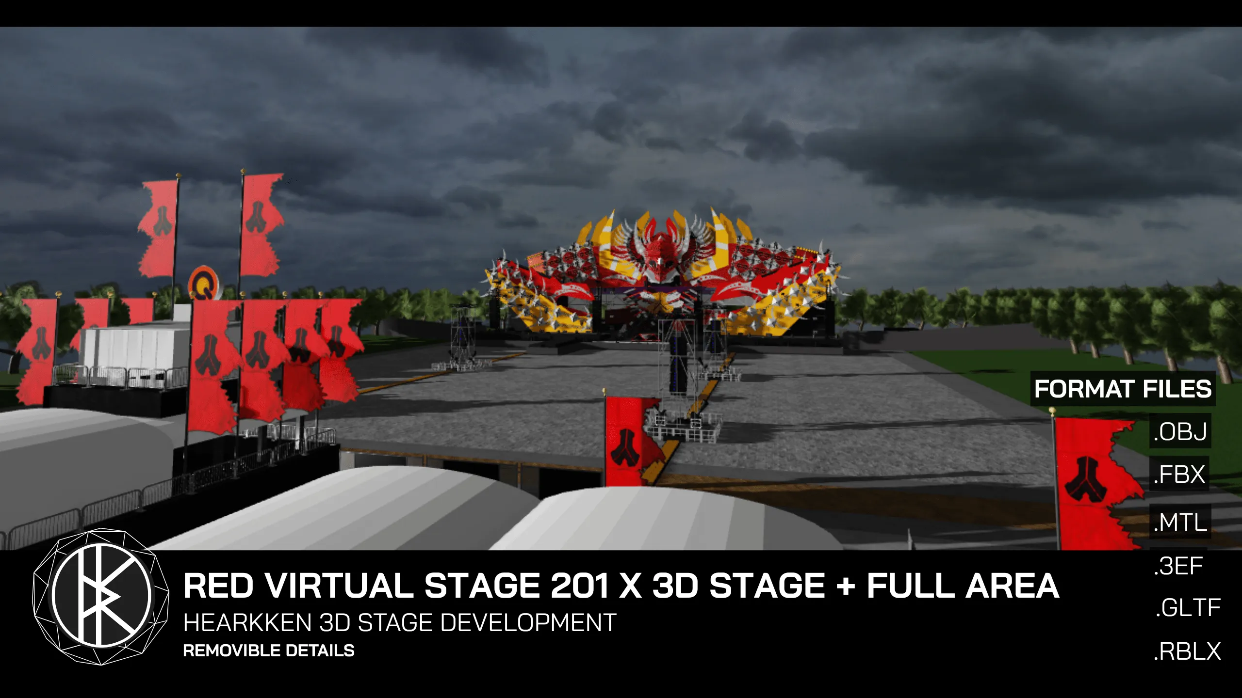 RED Virtual Stage 2018 x 3D Stage + Full Area - Image 5