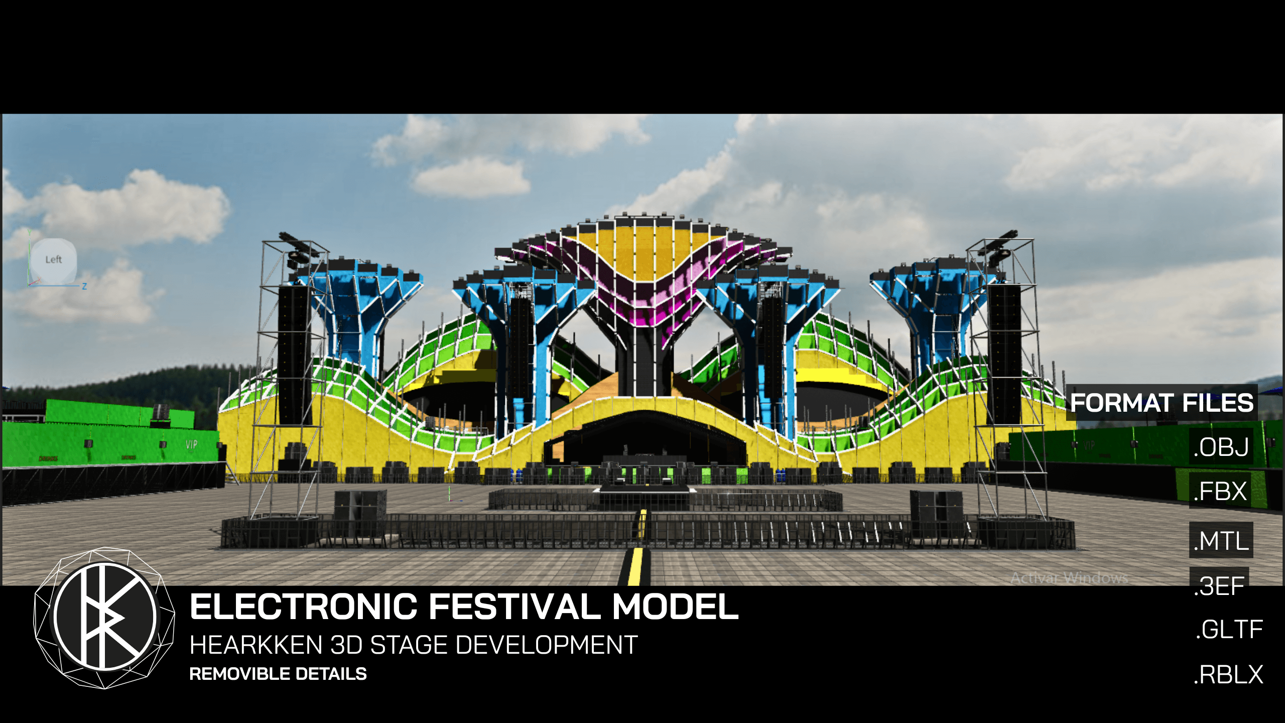 Electronic Festival Stage 3D - Image 2