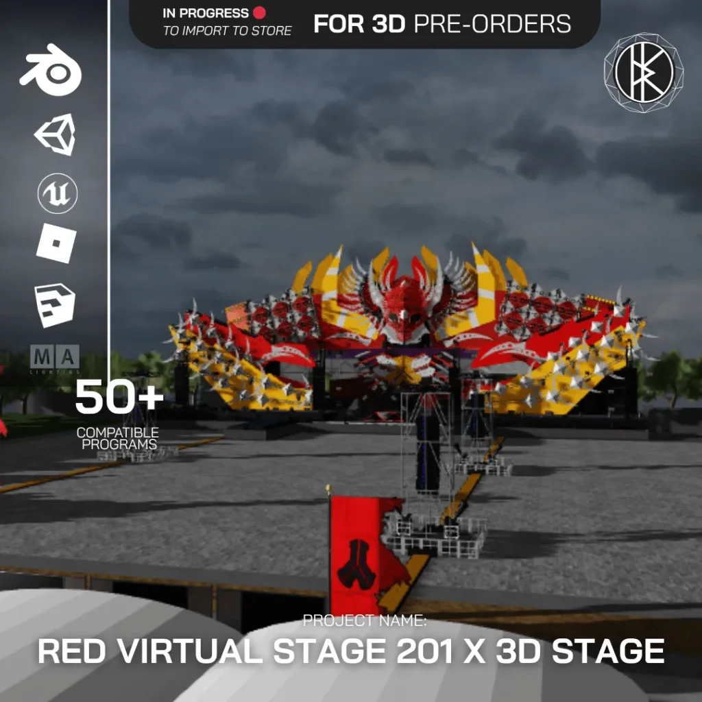 RED Virtual Stage 2018 x 3D Stage + Full Area