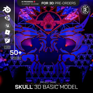 Skull I 3D Basic Model