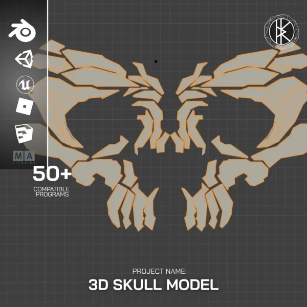 Skull I 3D Basic Model