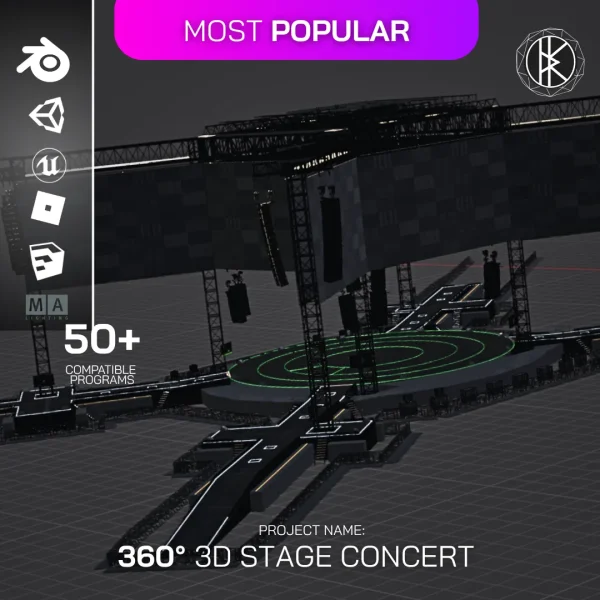 360° Stage Concert for K-Pop Events